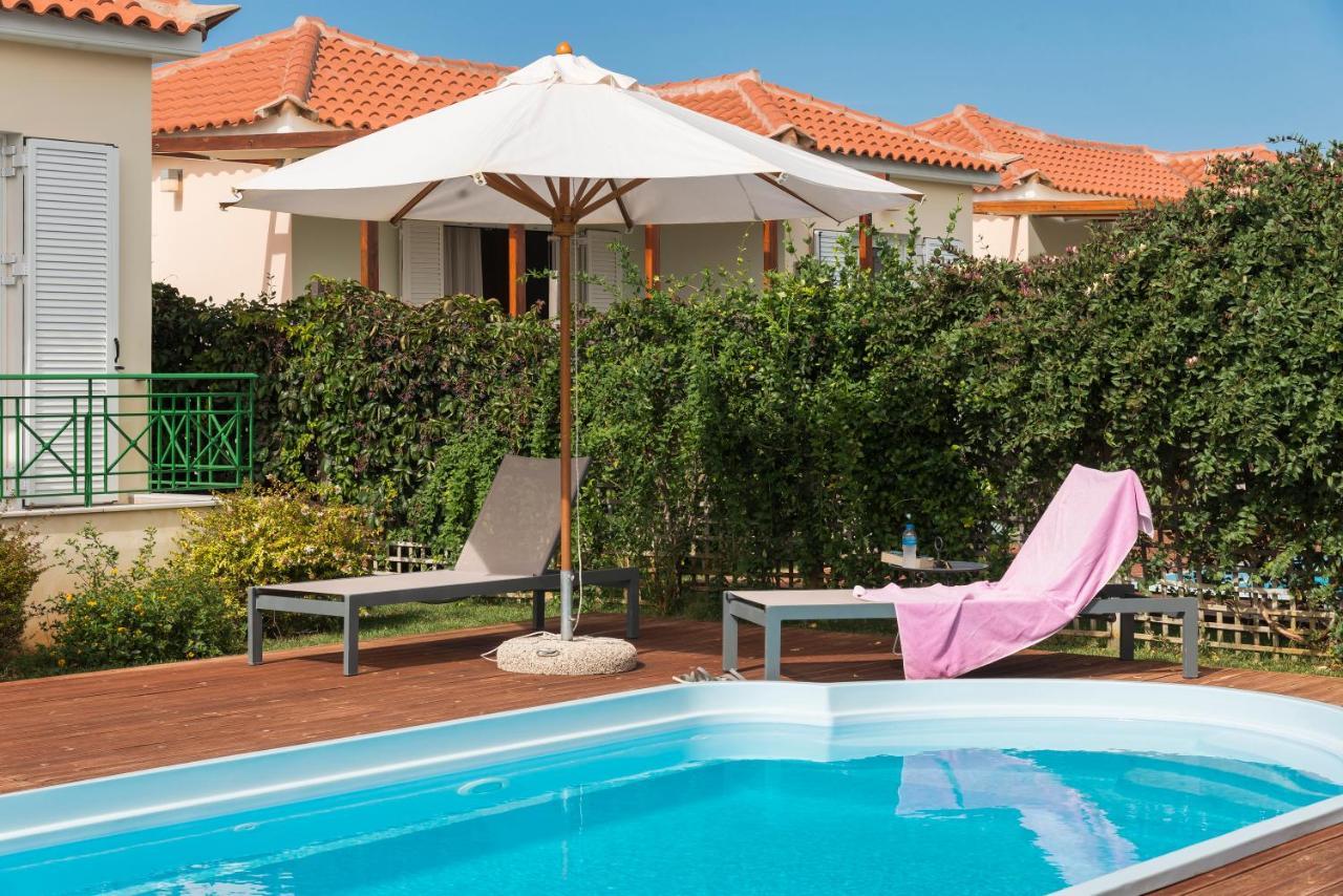 Venus Villa With Private Pool, 2Min To The Beach Finikounta Ngoại thất bức ảnh